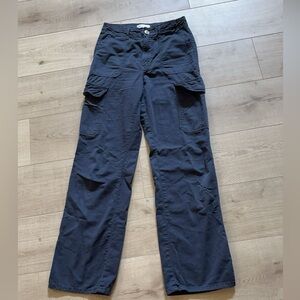 Zara Navy Blue Cargo Pants